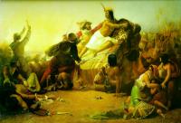 Millais, Sir John Everett - Pizarro Seizing the Inca of Peru